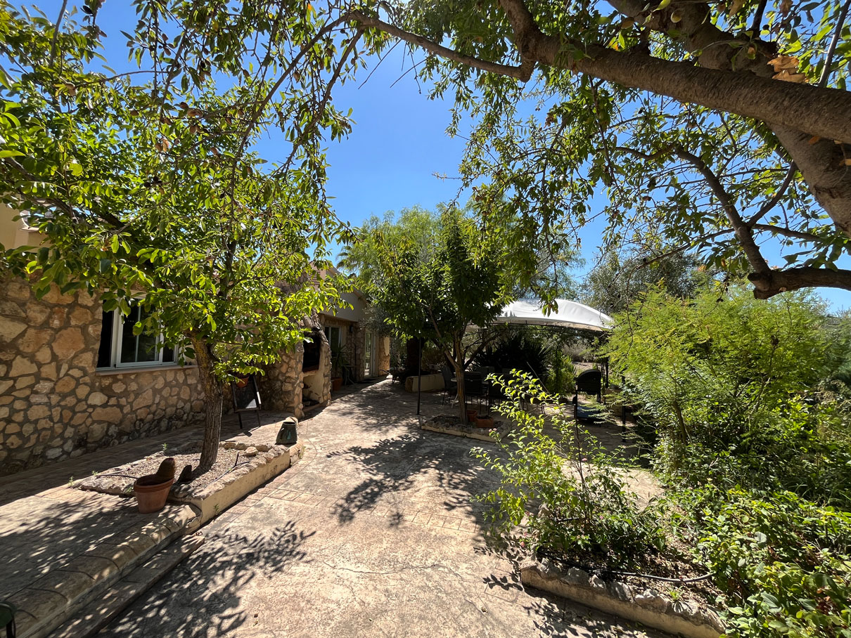 Voorkant van de Finca
