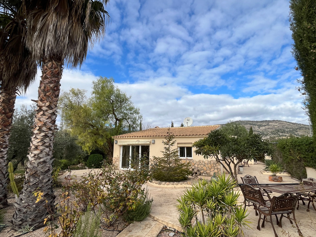 Sfeervolle hoek in de finca